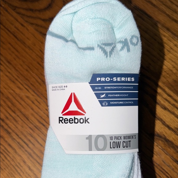 Reebok Pro Series Women's 10 PACK Multicolor Low Cut Socks - Picture 2 of 5